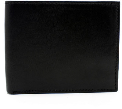 

Delma Boys Black Genuine Leather Wallet(10 Card Slots)