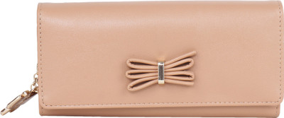 

Butterflies Women Casual, Formal Beige Artificial Leather Wallet(4 Card Slots)