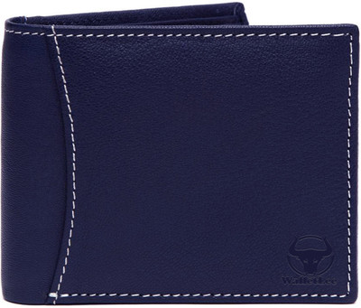 

WalletLee Men Blue Genuine Leather Wallet(6 Card Slots), Bule