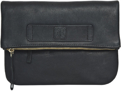 

Bagatella Women Black Genuine Leather Wallet(1 Card Slot)