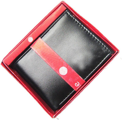 

Peacock Mundkar Boys Black Artificial Leather Wallet(5 Card Slots)