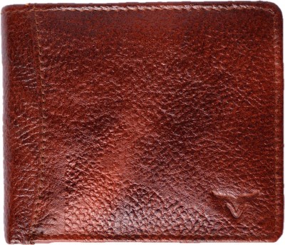 

Bullzen Men Brown Genuine Leather Wallet(9 Card Slots), Brown;tan