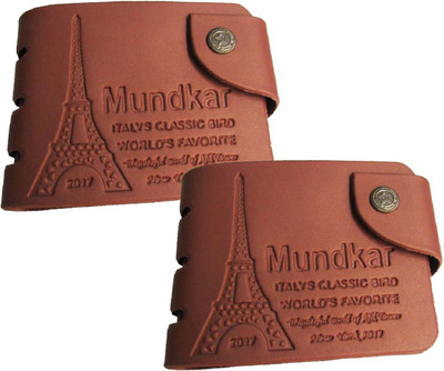 

Peacock Mundkar Boys Tan Artificial Leather Wallet(5 Card Slots)