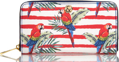 

H&B Women Red, Blue, Multicolor Genuine Leather Wallet(8 Card Slots)