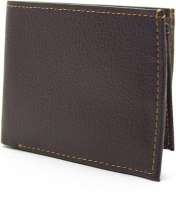 

DELMA Men Black Genuine Leather Wallet(4 Card Slots)