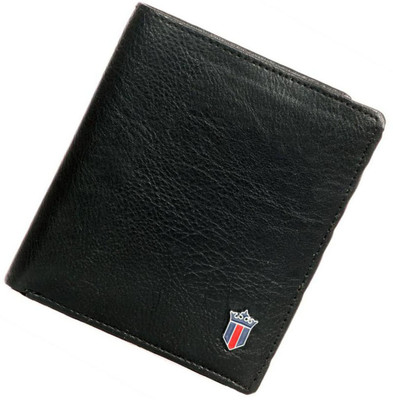 

Wildmount Boys Black Genuine Leather Wallet(6 Card Slots)