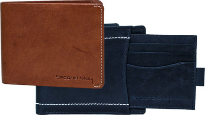 

Second May Men Multicolor Genuine Leather Wallet(7 Card Slots), Multicolor 4
