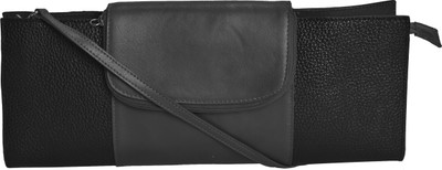 

Bagatella Women Black Genuine Leather Wrist Wallet