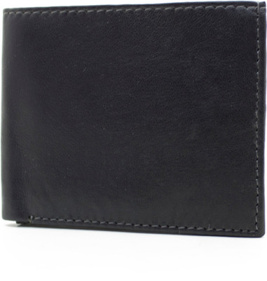 

Nietz Men Black Genuine Leather Wallet(9 Card Slots)