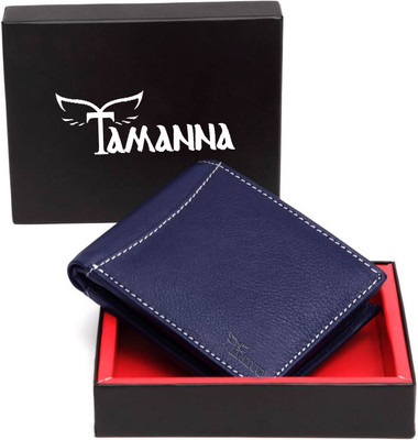 

Tamanna Men Blue Genuine Leather Wallet(6 Card Slots)