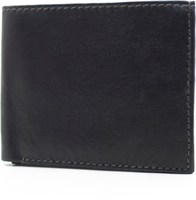 

Nietz Men Black Genuine Leather Wallet(9 Card Slots)