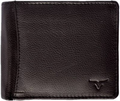 

Bullzen Men Black Genuine Leather Wallet(9 Card Slots)