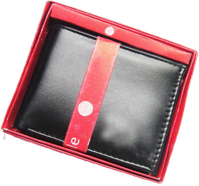 

Peacock Mundkar Boys Black Artificial Leather Wallet(5 Card Slots)