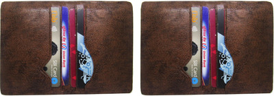 

Peacock Mundkar Boys Brown Artificial Leather Card Holder(5 Card Slots)