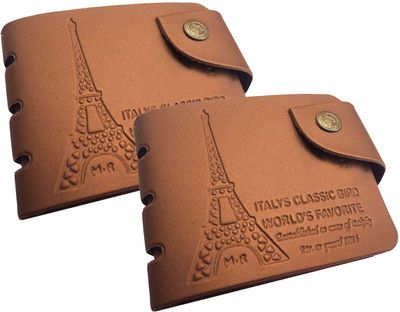 

Peacock Mundkar Boys Tan Artificial Leather Wallet(5 Card Slots)