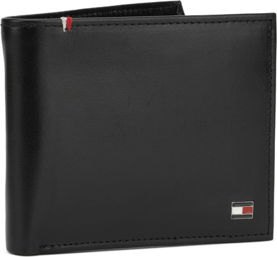 

Tommy Hilfiger Men Formal Black Genuine Leather Wallet(4 Card Slots)