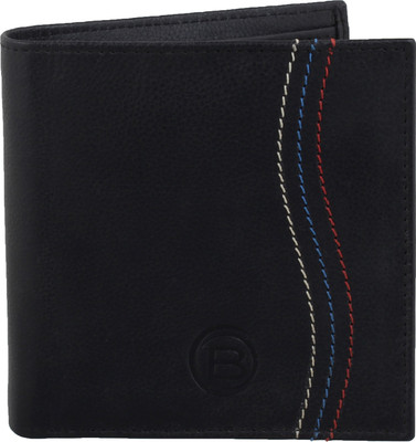 

BACHELOR Men Black Genuine Leather Wallet(8 Card Slots), Bms08