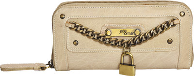 

Bagatella Girls Beige Genuine Leather Wallet(6 Card Slots)