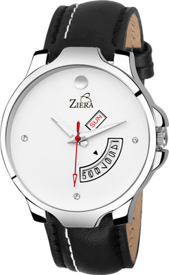 

Ziera ZR7076 Leather Strap DAY & Date Boy's Wrist Watch - For Men