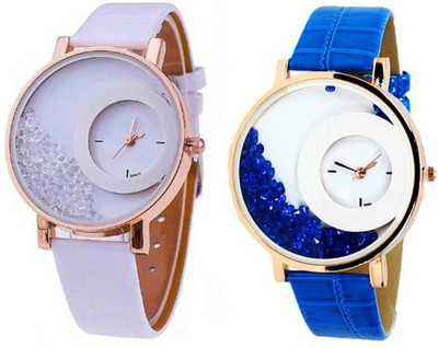 

Icon Fashion LC-45 White&Blue Watch For Girls Watch Watch - For Girls