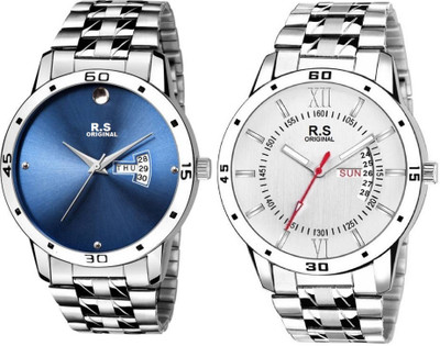 

R S Original RSO-4056 DAY AND DATE BLUE WATCH FOR MEN Watch - For Men