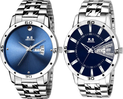 

R S Original RSO-4057 DAY AND DATE BLUE WATCH FOR MEN Watch - For Men