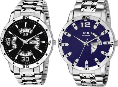 

R S Original RSO-4049 DAY AND DATE BLUE WATCH FOR MEN Watch - For Men