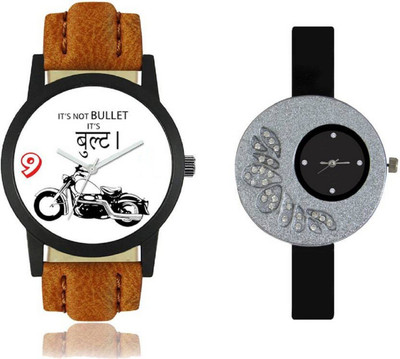 

Miss Perfect Bullet and Black pendo watches combo for men and women Watch - For Men & Women