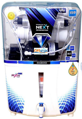 

Orange Water Purifier Nexus Diamond Blue RO + UV 10 L RO + UV Water Purifier(Multicolor)