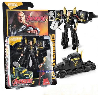 

HALO NATION Thor Transformation Deformation Car Truck Avengers Age of Ultron Action Figure Transformers Toy(Multicolor)