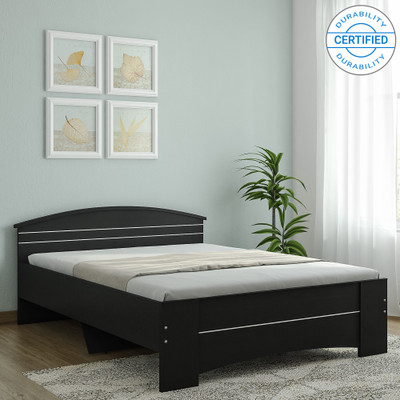SPACEWOOD Maxima Engineered Wood Queen Bed(Finish Color - Melamine, Delivery Condition - Knock Down) SPACEWOOD Maxima Engineered Wood Queen Bed(Finish Color - Melamine, Delivery Condition - Knock Down)