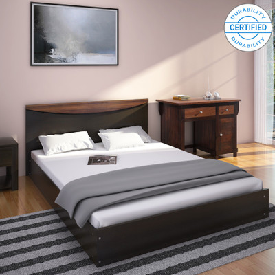 

Perfect Homes by Flipkart Carol Queen Low Bed(Finish Color - Wenge)