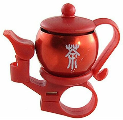 

fastped Durable Aluminium alloy red-color Teapot Shaped Bicycle Bell Bell(Red)