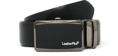 

Leather Plus Men Formal Black Genuine Leather Belt, Dark green