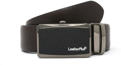 

Leather Plus Men Formal Brown Genuine Leather Belt, Dark green