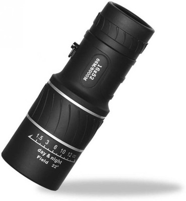 

upalabdh Dual Focus Optic Lens Compact Monocular 16X 52 mm Monocular(52, Black)