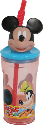 

HMI 3D Head Mickey Bottle 400 ml Sipper(Pack of 1, Red, Blue), Blue;red