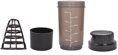 Xudo Crossfit Cyclone Shake It Gym Shaker For Protein/Water Purpose 500 Shaker(Pack of 1, Black) available at flipkart for Rs.233