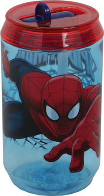 

HMI Soda Spider-Man Bottle 410 ml Sipper(Pack of 1, Red, Blue), Blue;red