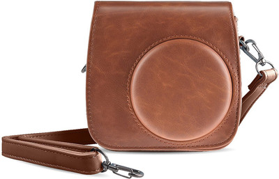 

Shopizone Vintage PU Leather Case For Instax Mini 9/8/8+ Camera Bag Brown Camera Bag(Brown)