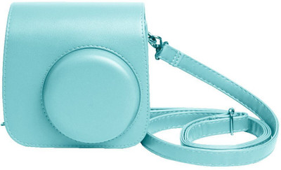 

Shopizone Vintage PU Leather Case For Instax Mini 9/8/8+ Camera Bag Sky Blue Camera Bag(Sky Blue)