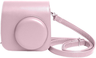

Shopizone Vintage PU Leather Case For Instax Mini 9/8/8+ Camera Bag Pink Camera Bag(Pink)