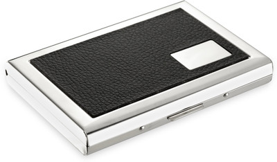 Flipkart SmartBuy High Quality | Steel Black Leather Piece Executive Soft Finish ATM/ID/Visiting SUPER SLEEK 6 Card Holder(Set of 1, Multicolor)