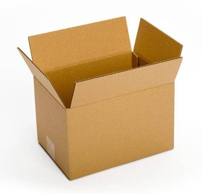 

EZELLOHUB Corrugated Cardboard Packaging Packaging Box(Pack of 50 Brown)