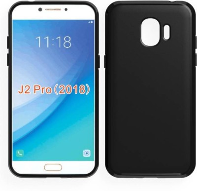 S-Fancy Back Cover for Samsung Galaxy J2 Pro 2018(Black, Silicon)