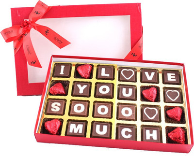 Zoroy Luxury Chocolate I love u sooo much Fudges(240 g)