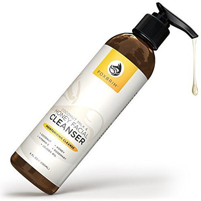 

Foxbrim Coconut Milk & Honey Face Cleanser Natural & Organic Gently Wash And Renew Skin(177.45 ml)