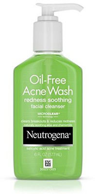 

Neutrogena OilFree Acne Wash Redness Soothing Facial Cleanser With Salicylic Acid(177.45 ml)