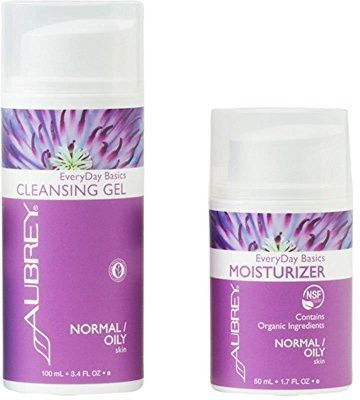 

Aubrey Organics Everyday Basics Cleansing Gel And Everyday Basics Moisturizer Bundle For Normal Oily Skin With Organic Aloe Vera(100.56 ml)