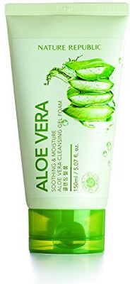 

Nature Republic Soothing And Moisture Aloe Vera Cleansing Gel Foam(150 ml)